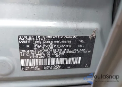 2021 Toyota Rav4 Xle Premium from USA, damaged, VIN 2T3C1RFV2MW144152
